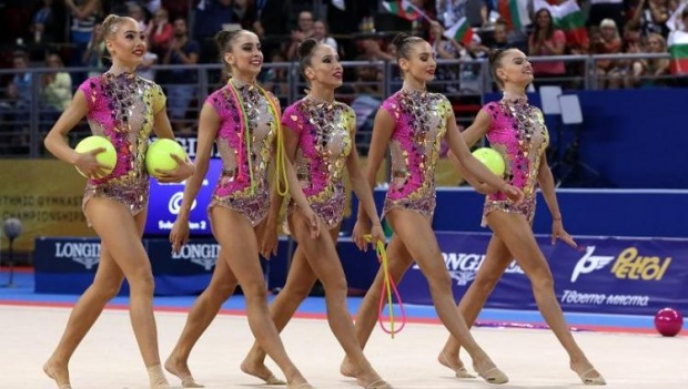 Сборная Болгарии заняла второе место в групповом многоборье в рамках этапа КМ по художественной гимнастике