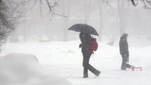 Болгарию снова засыпало снегом