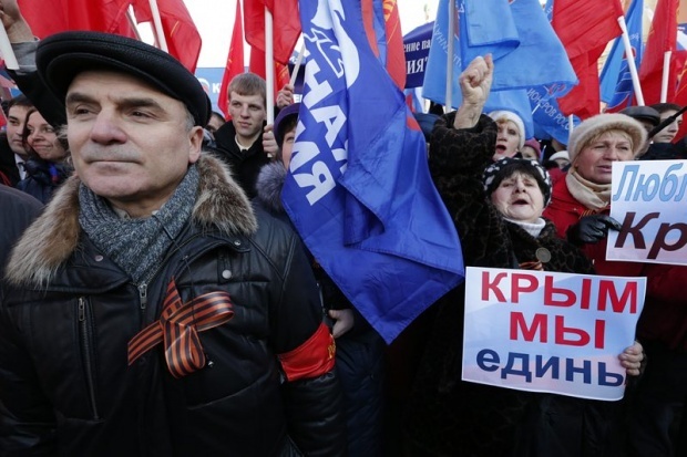 Над штабом ВМС Украины поднят российский флаг