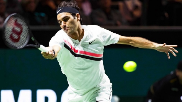 Роджер Федерер победил болгарина Григора Димитрова и выиграл турнир в Роттердаме