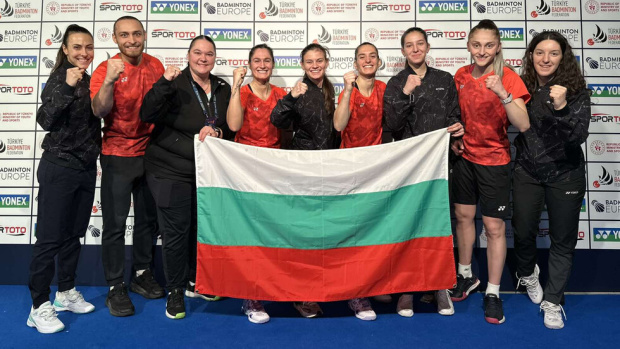 Историческое золото для нашей команды по бадминтону на чемпионате Европы